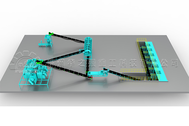 四川對(duì)輥擠壓有機(jī)肥造粒機(jī)設(shè)備生產(chǎn)線