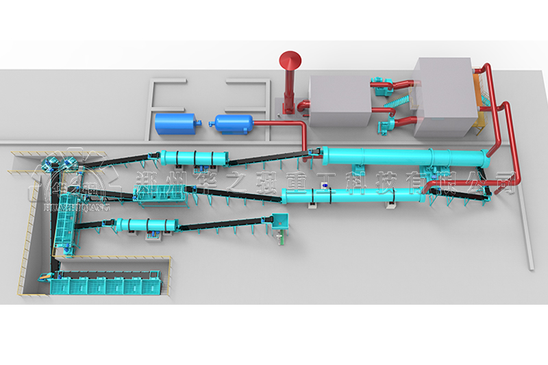 陜西轉(zhuǎn)鼓造粒機(jī)有機(jī)肥設(shè)備生產(chǎn)線